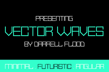 Vector Waves font