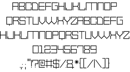 Vector Waves font