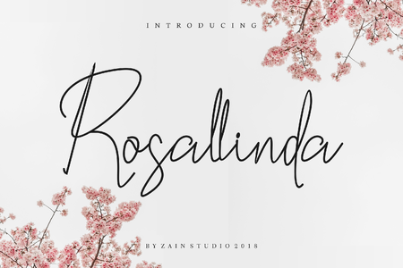 Rosallinda font