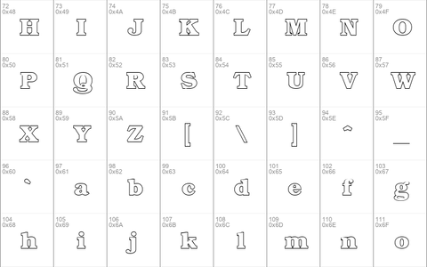 Bookman Outline Regular