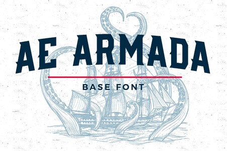 AE Armada font