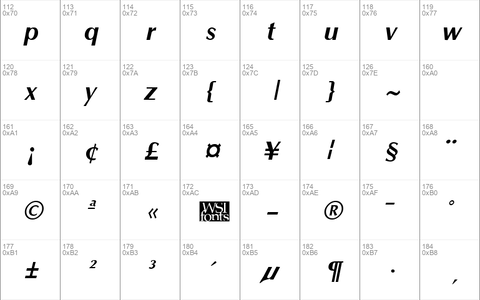 Optane Bold Italic