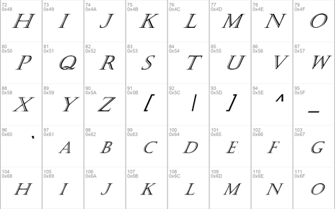 FZ OUTLINE 4 ITALIC