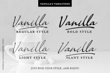 Vanilla Personal font