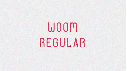 Woom font