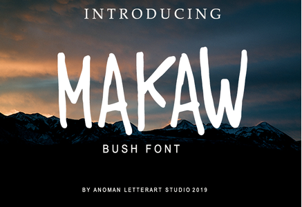 Makaw Free font