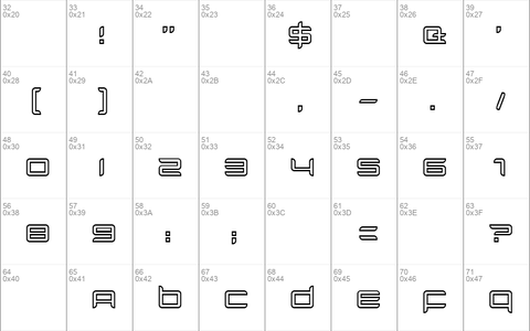 Quarx Outline Regular