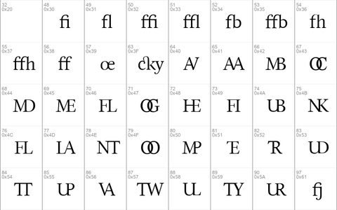 EstaLigatures Regular