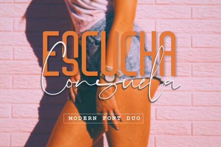 Escucha font