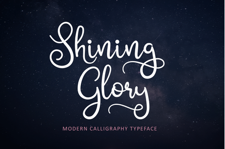 Shining Glory font