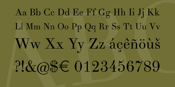 Theano Didot font