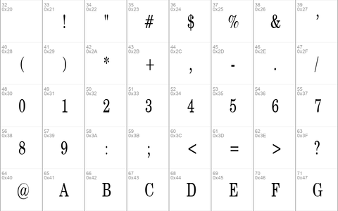 CenturySWCondensed Regular