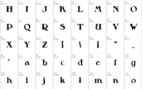 HenryBeckerRandom-ExtraBold Regular