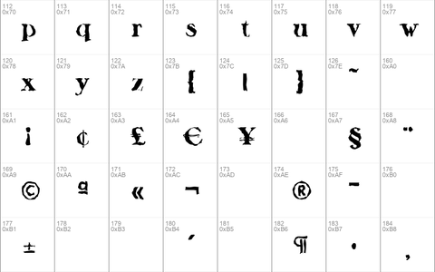 HenryBeckerRandom-ExtraBold Regular