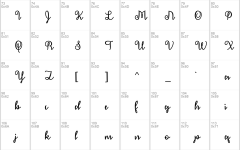 December Calligraphy Regular
