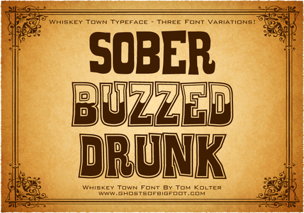 Whiskey Town font