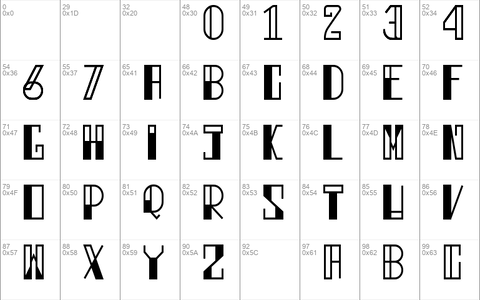 linegers font