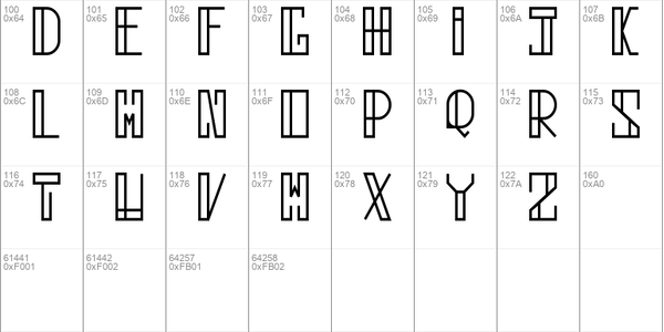 linegers font
