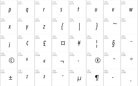 Futura PT Cond Book Italic