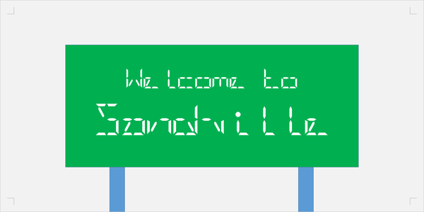 Digital-LED-Demo font