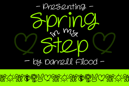 Spring in my step font