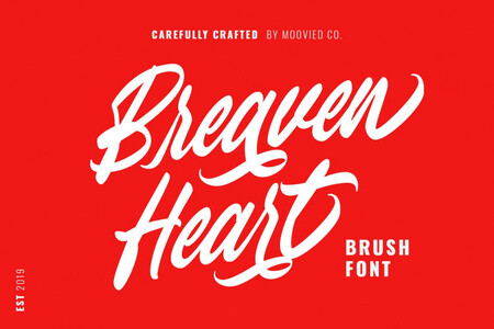 Breavenheart font