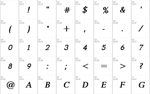 GeoChveulN Bold Italic