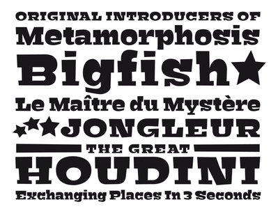Bigfish font