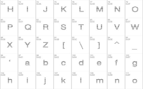 HvStripe-ExtraBold Regular