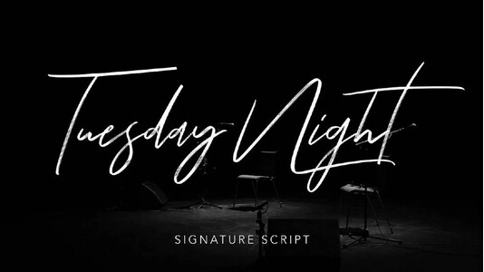 Tuesday Night font