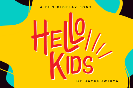 Hello Kids font