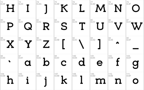 Eligible font