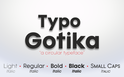 Typo Gotika Light Demo font