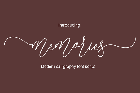 Memories font