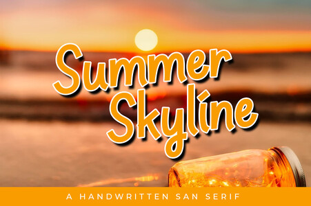 Summer Skyline font