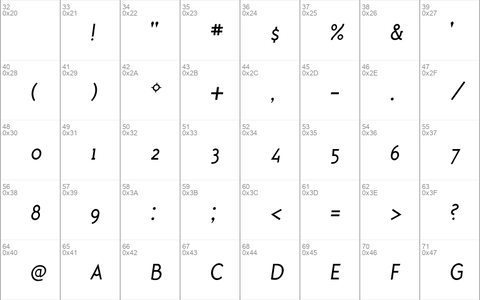 PolymerBookCapsItalic Regular