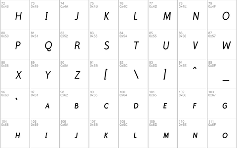 PolymerBookCapsItalic Regular