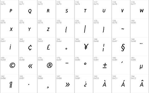 PolymerBookCapsItalic Regular