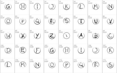 InkAlphabetRRings Regular