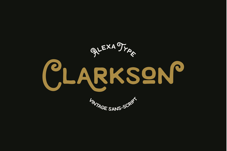 Clarkson demo font