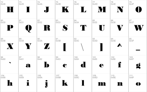 Bodoni Becker Black