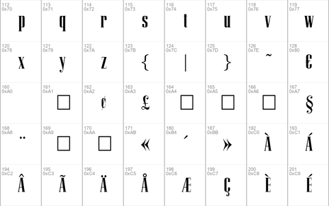 MercatorCondensed Regular