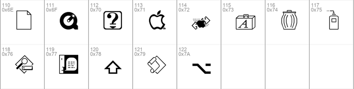 Mac Dingbats Regular