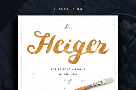 Heiger font