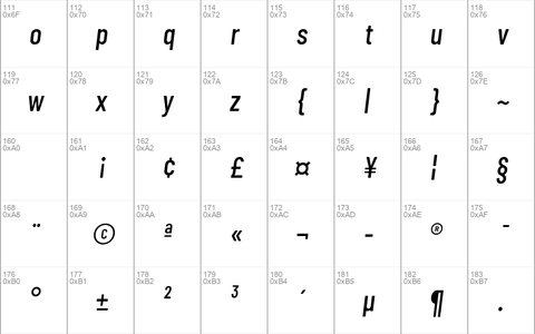 Barlow Condensed Medium Italic