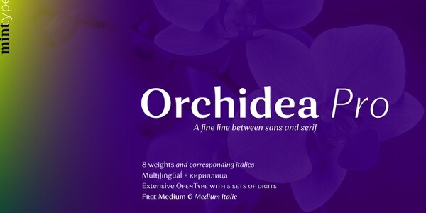 Orchidea Pro Md font