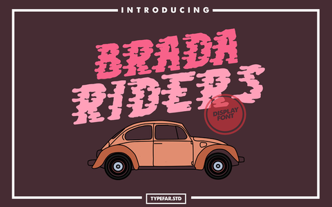 Brada Riders font