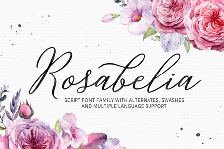 Rosabelia SLDT font