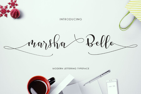 Marsha Belle font