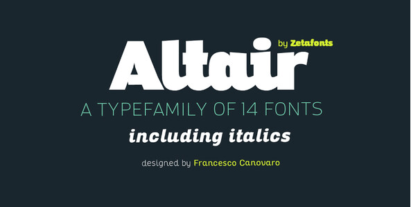 Altair ExtraBold font